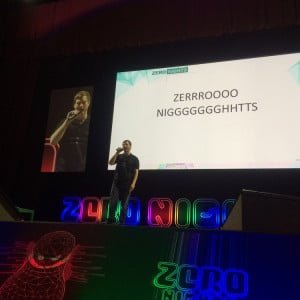 ZeroNights 2015 - рэп со сцены